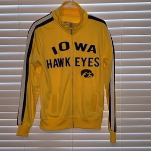 Vintage look ladies Iowa Hawkeye zip jacket.  Excellent condition!